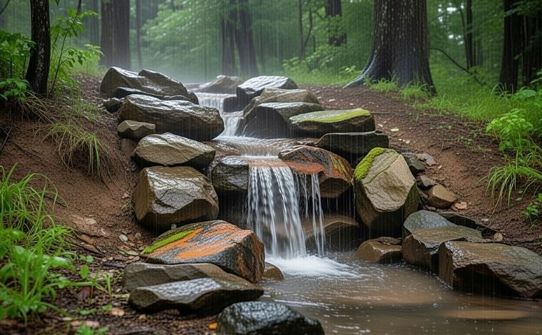 Hydrological Defense Ridge-Line Drainage and Ingress Protection in the Piedmont