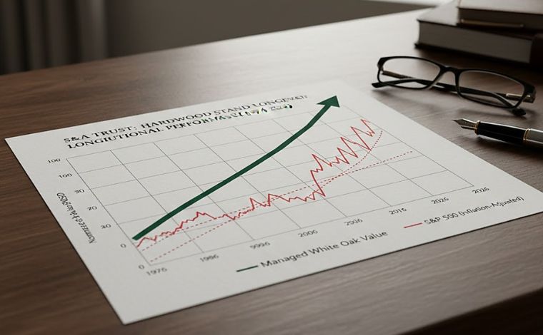 The Inflation Hedge Longitudinal Performance of Managed Hardwood Stands (1976–2026)
